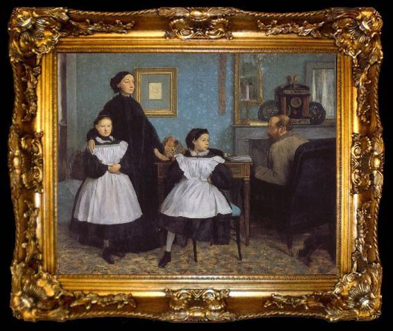 framed  Edgar Degas The Belleli Family, ta009-2
